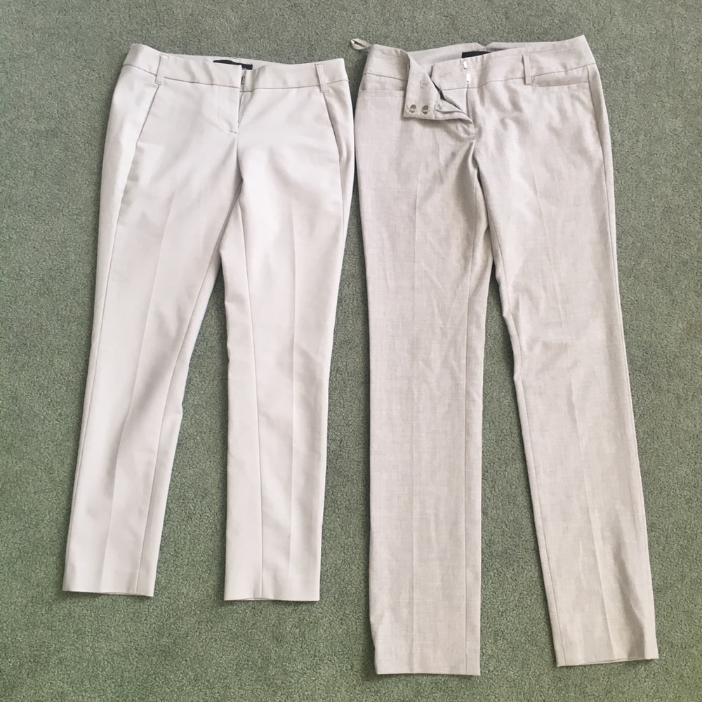 Amanda + Chelsea light gray pants worn once